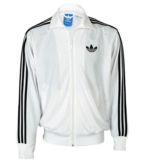 adidas Originals – Firebird – Trainingsjacke in Weiß 